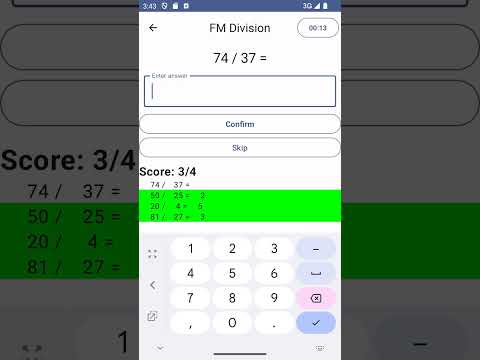 Fast Math Division
