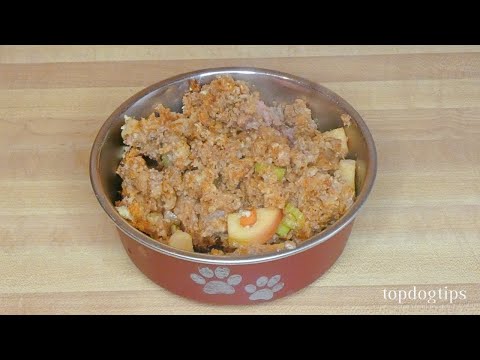 Meatloaf Recipe for Dogs with Fruits & Veggies