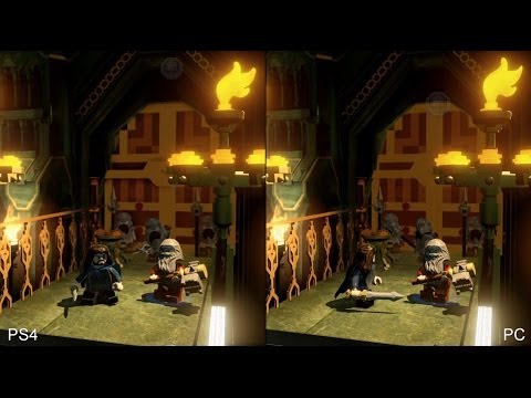 Lego The Hobbit PS4 vs PC Comparison