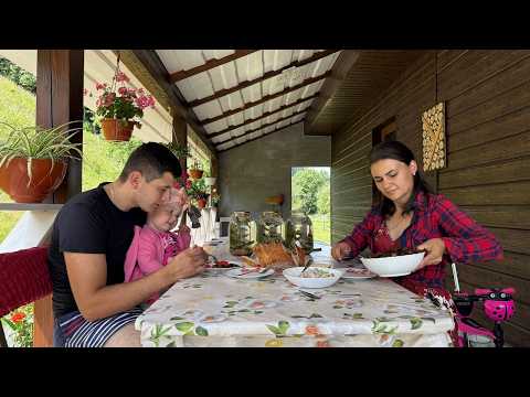 Young Family Life in the Carpathians: Fire Lamb & Cellar Build 🍖🏞️