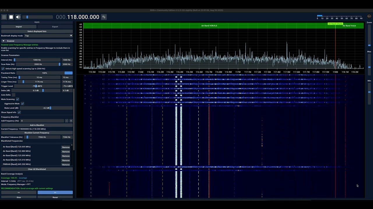 SDR++ CE Scanner Demo