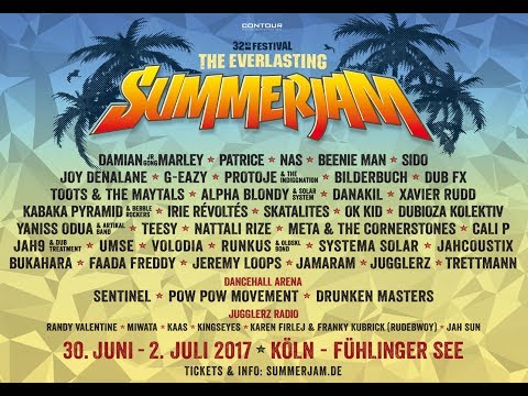 ARTIST MEDLEY 2017 - Summerjam Festival I 30. Juni - 02. Juli 2017 I Köln - Fühlinger See