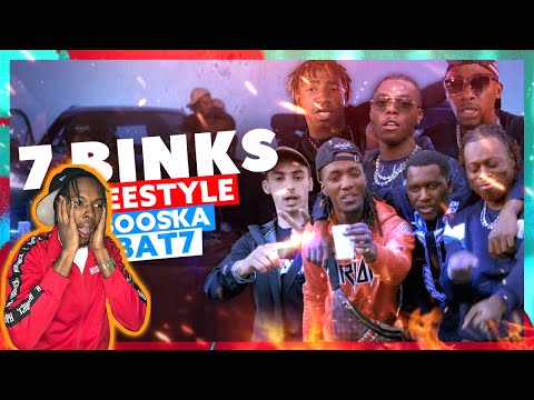 AMERICAN REACTS TO FRENCH RAP! 7 Binks | Freestyle Booska Bat 7