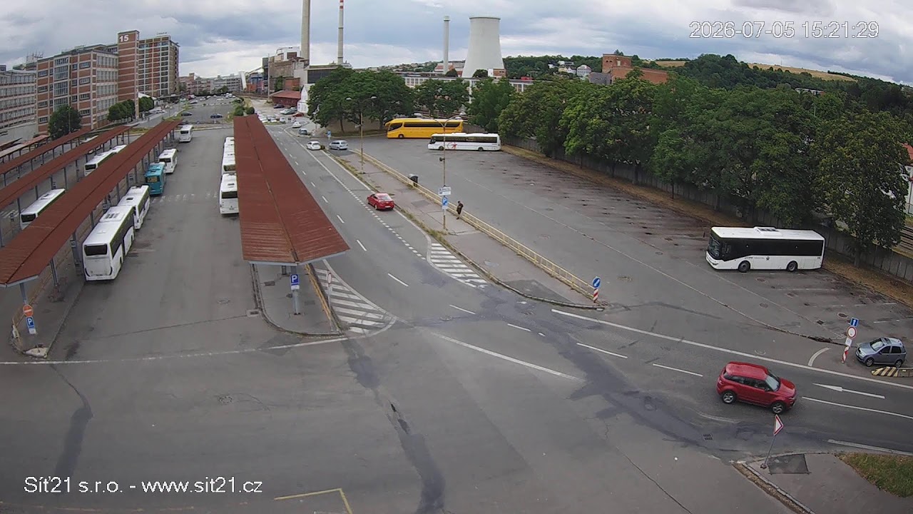 Live webcam view of Gahurova Street Bus Terminal