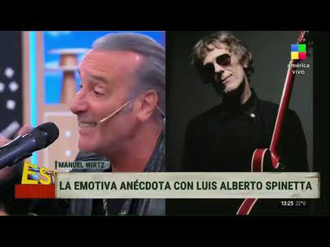 Es por ahí - Manuel Wirtz contó una anécdota increíble que vivió con Luis Alberto Spinetta