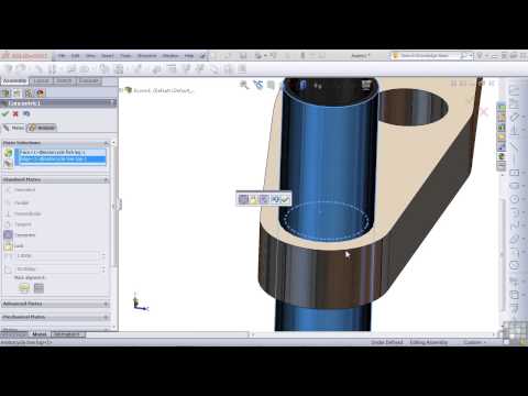 SolidWorks 2013 Tutorial | Assembling Parts