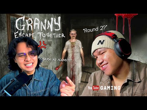 🔴 (ROUND 2) OOHAMi & MUQRi😏 CUBA KELUAR DARI RUMAH NENEK - Granny: Escape Together (Malaysia) #Qrimi