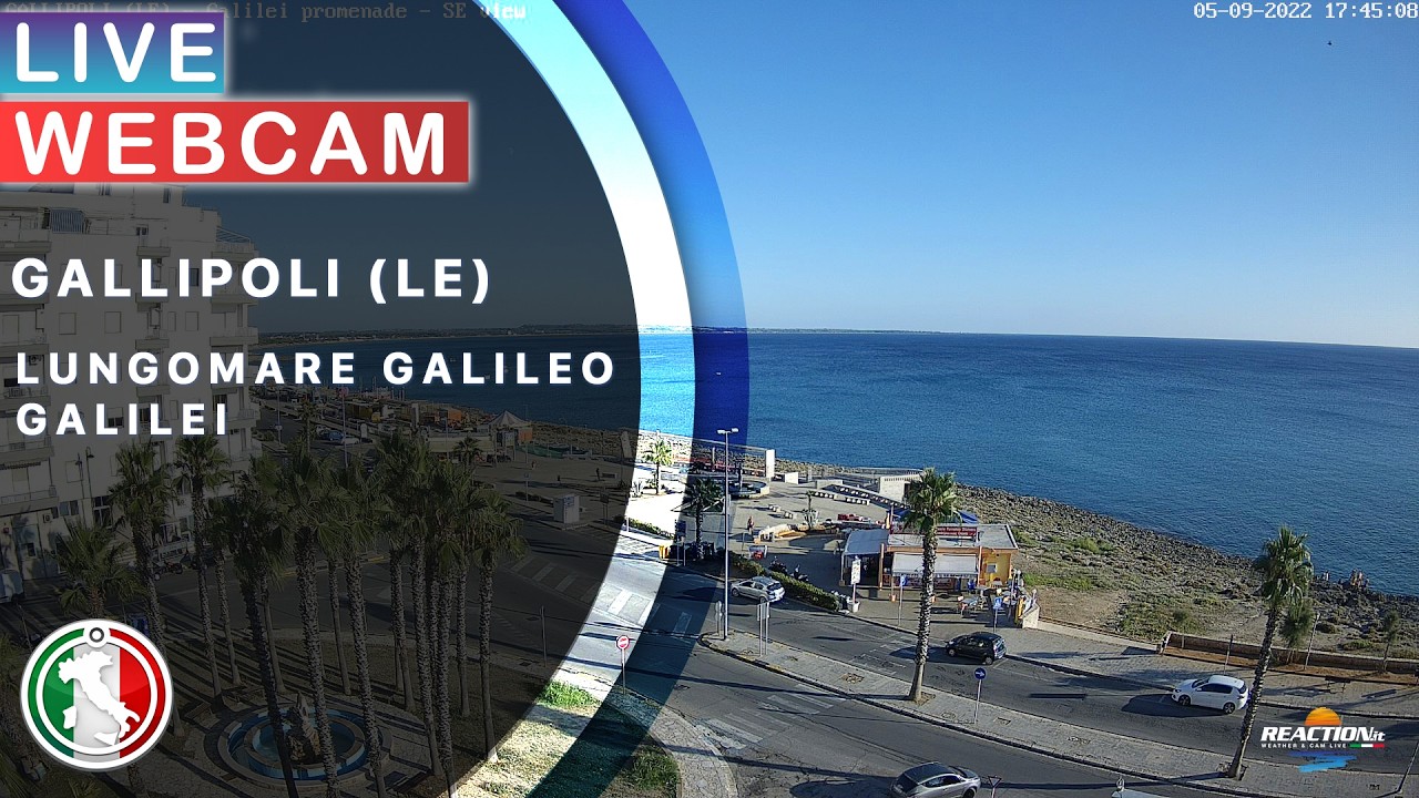 Live webcam view of Paseo Galilei frente al mar