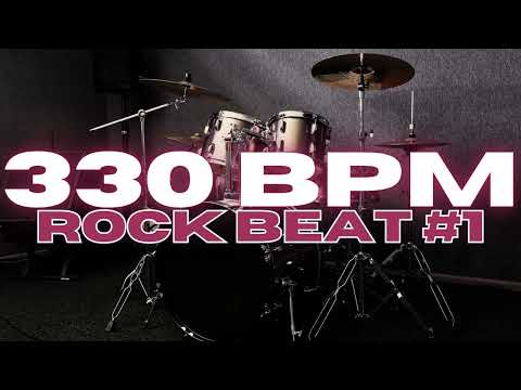 330 BPM - Rock Drum Beat - Loop 1