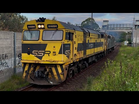 44204 & 44217 Southern Shorthaul Railroad Light Engine Movement Passing Casula
