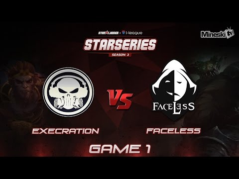 Game 1 | Execration vs Faceless | Starseries Season 3 | Groupstage