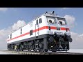 Mighty Wight WAP-7 The electric locomotive animated 3d | The Intro | Train cartoon | 3d Railroad