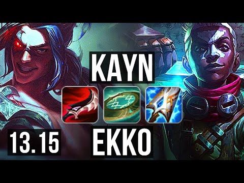 KAYN vs EKKO (JNG) | Rank 2 Kayn, Legendary, 13/4/9 | TR Grandmaster | 13.15