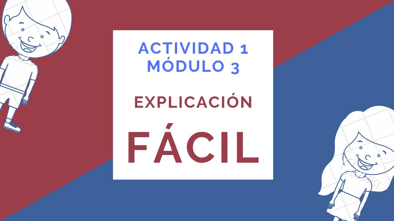 Actividad 1 módulo 3 Prepa en Linea SEP explicación FÁCIL [15 min] 2019👍