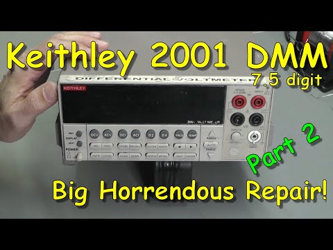 No.087 - Keithley 2001 7.5 digit Multimeter Repair - Part 2