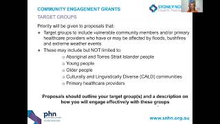 Community Engagement - Disaster Preparedness