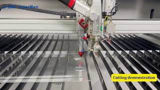 [LaserMen] 9 in 1 laser processing system cutting acrylic