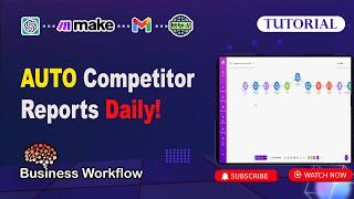 How to Automate Daily Competitor Analysis Reports in Make.com (No Code)