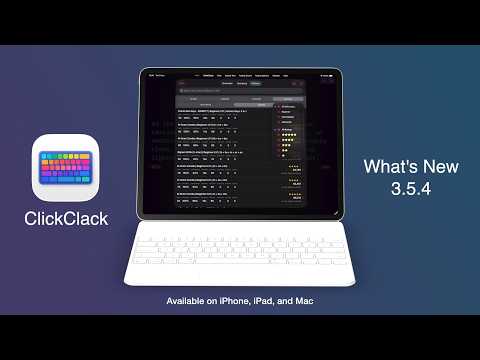 ClickClack 3.5.4: Smoother Multilingual Typing & Redesigned History Stats thumbnail