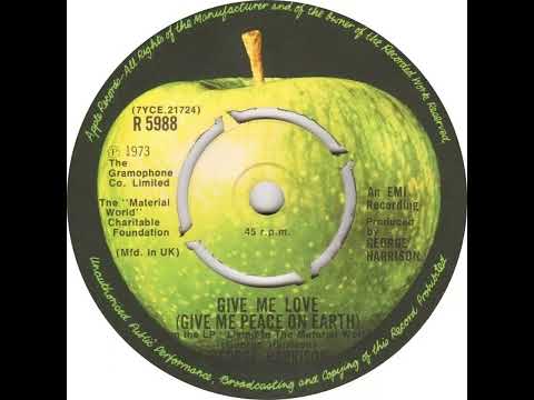 UK New Entry 1973 (109) George Harrison - Give Me Love (Give Me Peace On Earth)