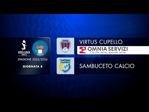 Abruzzo Excellence | Matchday 8: Virtus Cupello - Sambuceto (0-1)