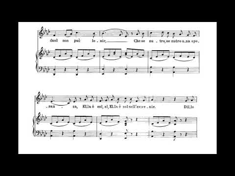Vaga luna che inargenti (V. Bellini) Score Animation