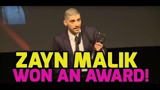 Zayn Malik thanks One Direction in acceptance speech (FULL)