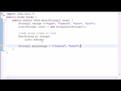 Intermediate Java Tutorial - 4 - Introduction to Collections