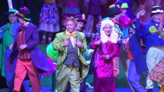 Tuscaloosa Children&#39;s Theatre presents the Munchkinland scene from The Wizard of Oz