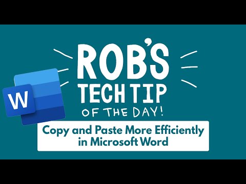 Copy and Paste More Efficiently in Microsoft Word