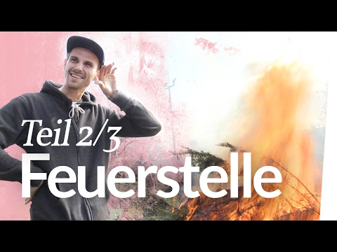 Lagerfeuerstelle bauen Teil 2 – Endlich Feuer! | Kliemannsland