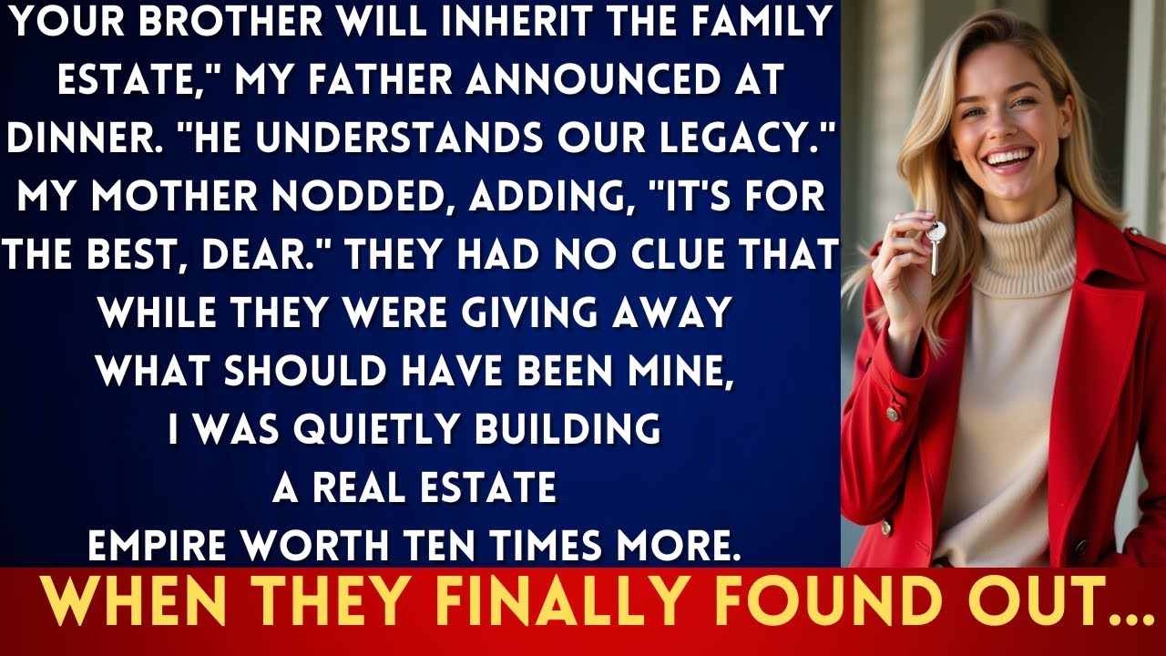 My Parents Gave My Dream Home to My Brother—So I Built One They Could Never Ignore...