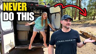 The Unwritten Rules of FREE Overnight RV Parking (SAFE?!)