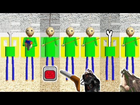 Everyone Baldi's ALL KILLED MODS - All Perfect!