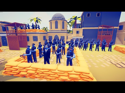 CAN 80x POLICE PROTECT PRESIDENT? - Totally Accurate Battle Simulator TABS