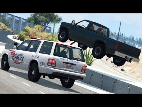 Loss of control car crashes 51 - Beam NG Drive