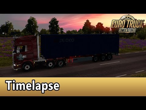 ETS2 Timelapse von Helsinki Finnland Richtung Süden  - Dashcam Zeitraffer - ETS2 ProMods 2.20