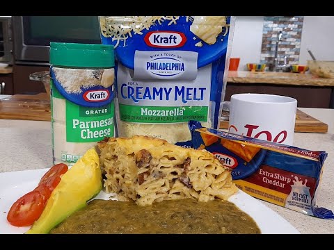 THREE CHEESE BACON & MUSHROOM MACARONI PIE | Joel | KRAFT | Cup of Joe Caribbean
