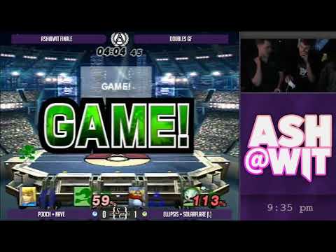 Nave + Pooch (Blue) vs Ellipsis + SolarFlare (Green) - ASH@WIT Finale Project M Doubles GF