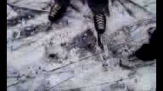 mevrouw zeinstra op het ijs!