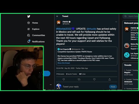 Caedrel Reacts To FNATIC'S Roster Update