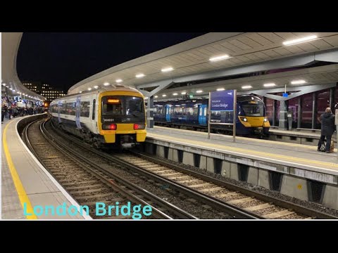 Trains at London Bridge SEML 25/11/22 FT: @C.S Transport