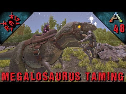 ARK: MEGALOSAURUS TAME & CAVE ADVENTURES! Ep 48  [Vanilla w/ S+] [Sons of AnARKy]