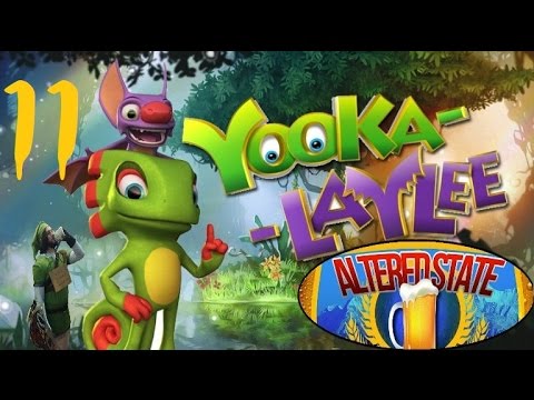 Lets Play Yooka-Laylee Part 11 - Brrreeze Blok Battle Inside Burnie