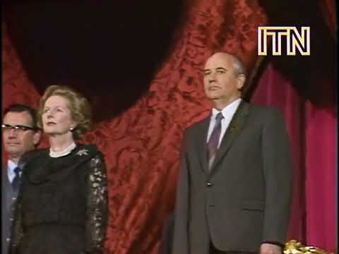 "God Save the Queen" and "State Anthem of the Soviet Union" — UK visit USSR • 29 March 1987