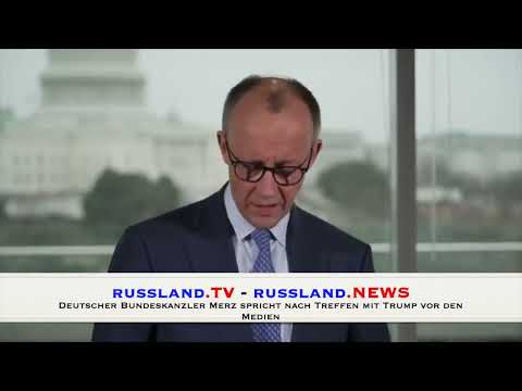 Bundeskanzler Merz spricht nach Treffen mit Trump vor den Medien Video-Thumbnail von YouTube