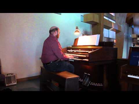 Repaired 1972 Allen Digital Computer Organ "Aus Tiefer Not"