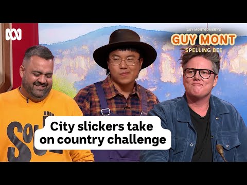Aaron Chen transforms into farmyard Romeo | Guy Montgomery's Guy Mont Spelling Bee | ABC iview