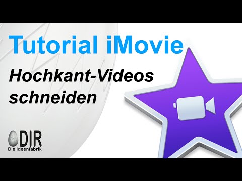 Mac Tutorial Apple iMovie (German): Cutting Portrait Videos in iMovie