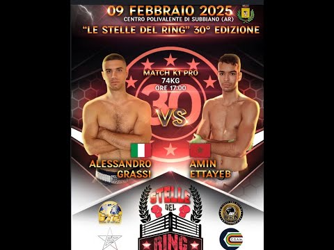 Alessandro Grassi vs. Amin Ettayeb. Pro Fight K1 3X3 Cat. -74 Kg
